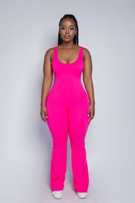 Hot Pink Opal Open Back