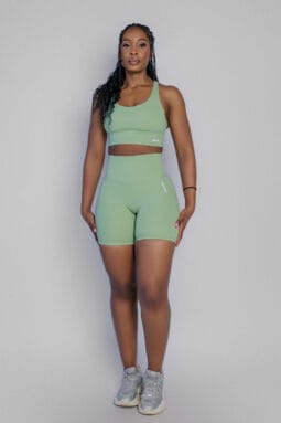 Green Flex Short Set