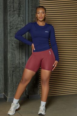 Burgundy Tempo Short