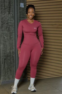 Burgundy Genio Crew Set