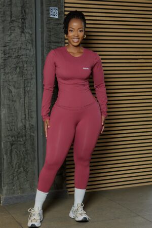 Burgundy Genio Crew Set