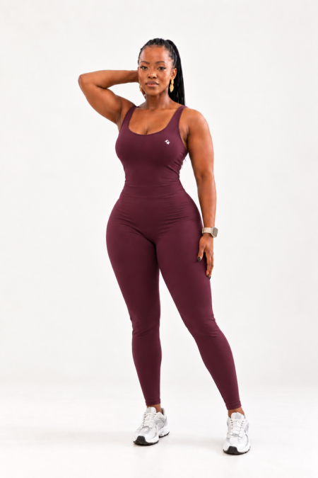 Burgundy Aura Jumpsuit