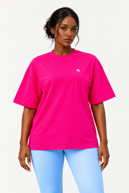 Hot Pink Oversized Tee