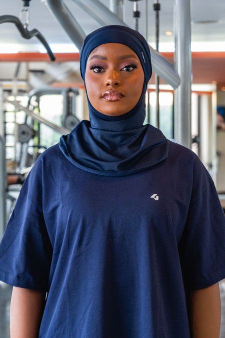 Navy Blue Genio Motion Hijab