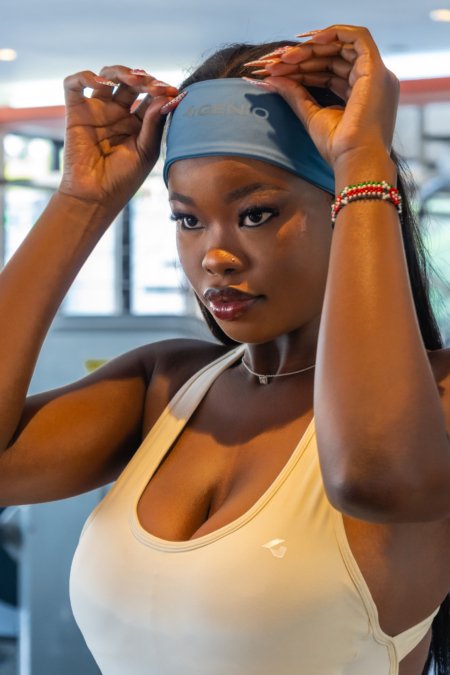 Blue Performance Headband